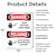 Signmission High Voltage Keep Away Bilingual Danger Sign, Plastic, 10in W x 14in L, 2PK OS-2PACK-DS-P-1014-VS-1344 - alternate 5